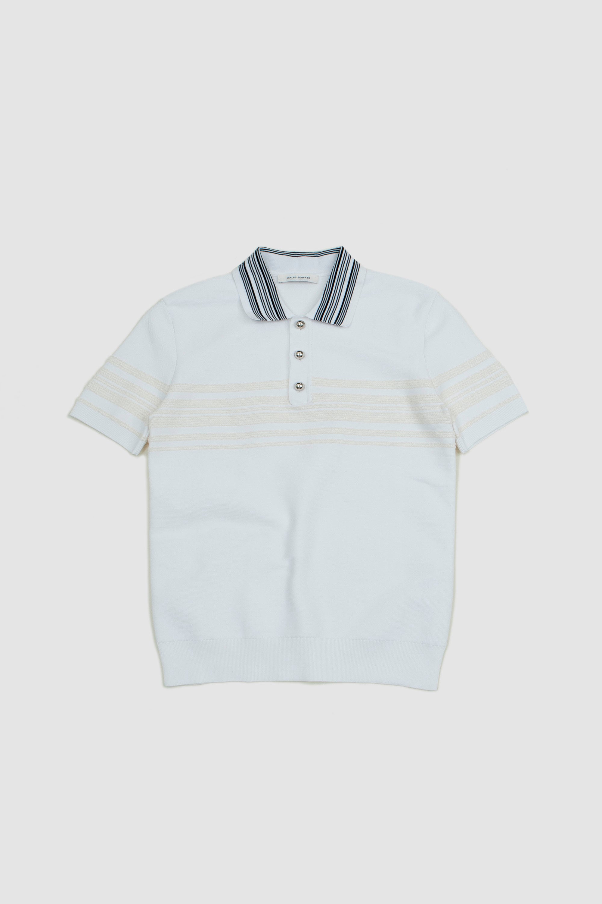 Dawn Knit Polo White/Ivory_1