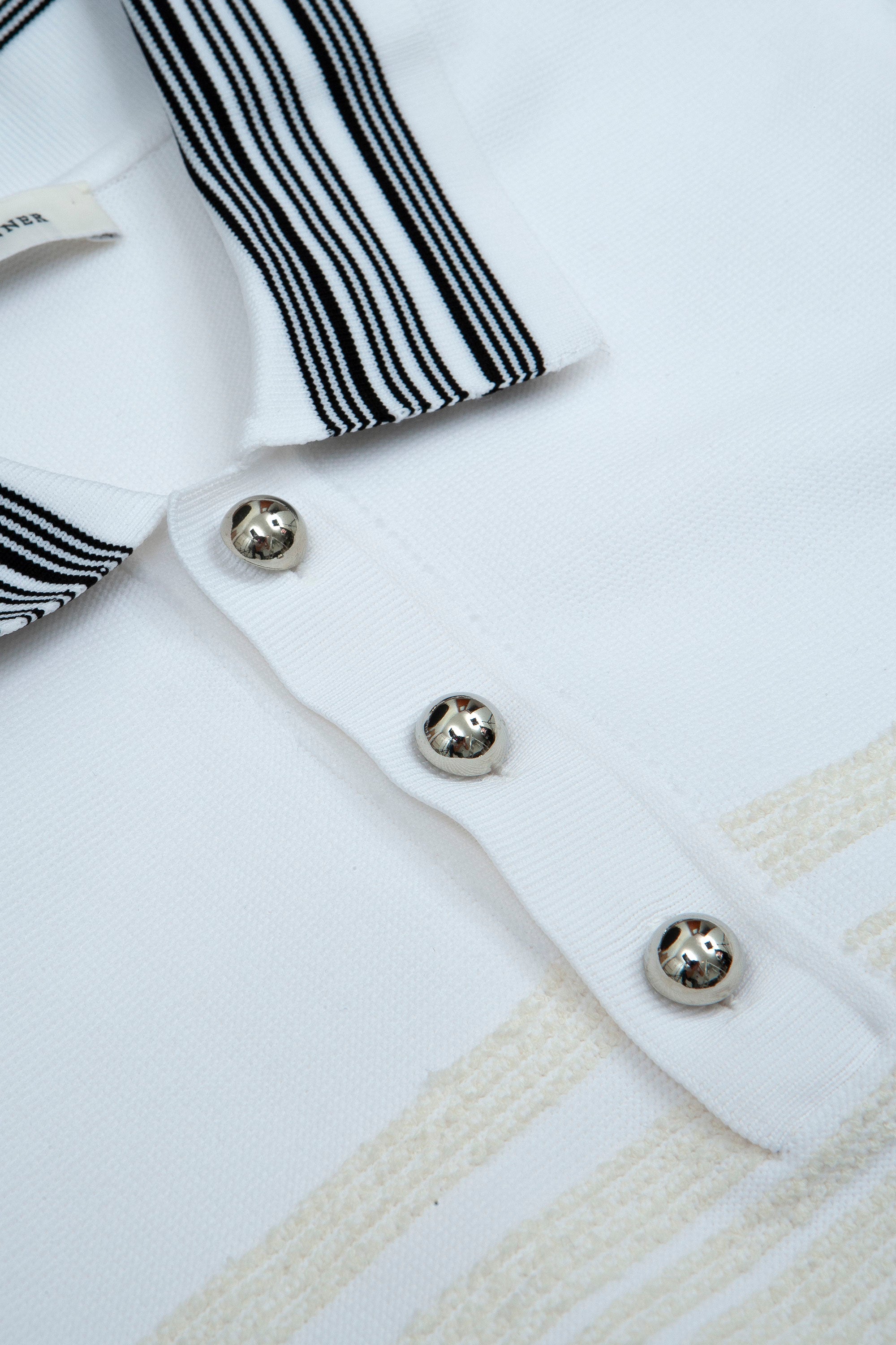 Dawn Knit Polo White/Ivory