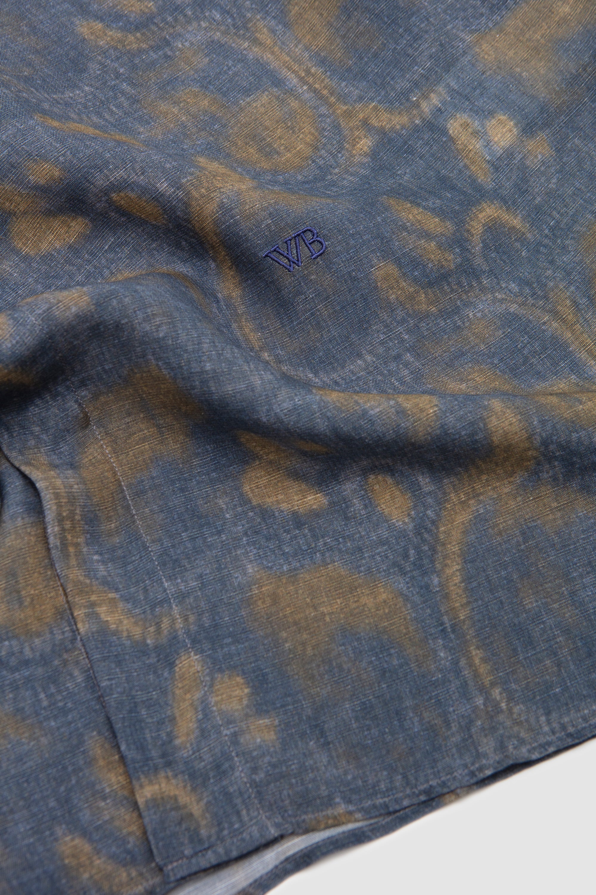 Flora Shirt Indigo/ Olive/ Lavender_3