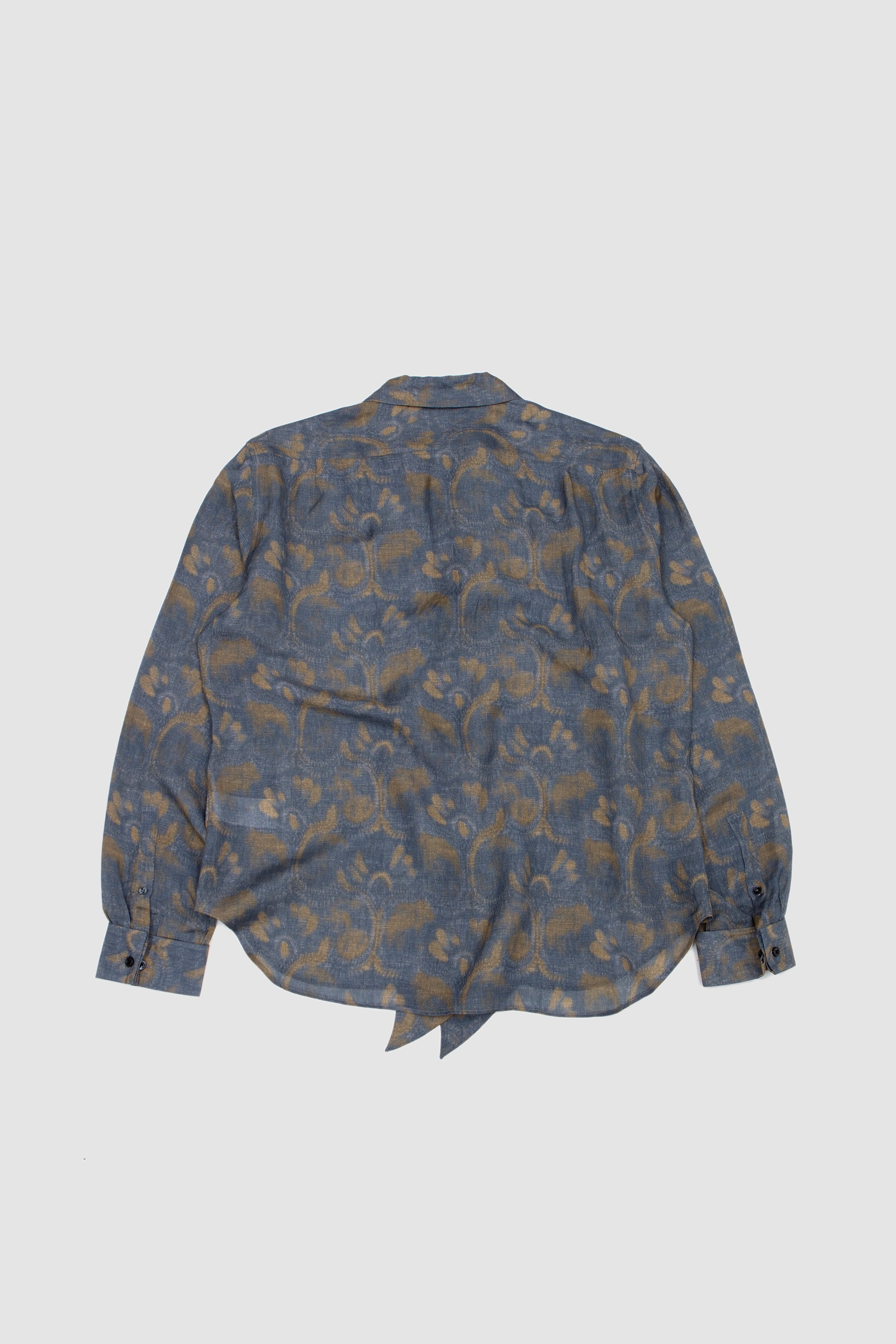 Flora Shirt Indigo/ Olive/ Lavender_4