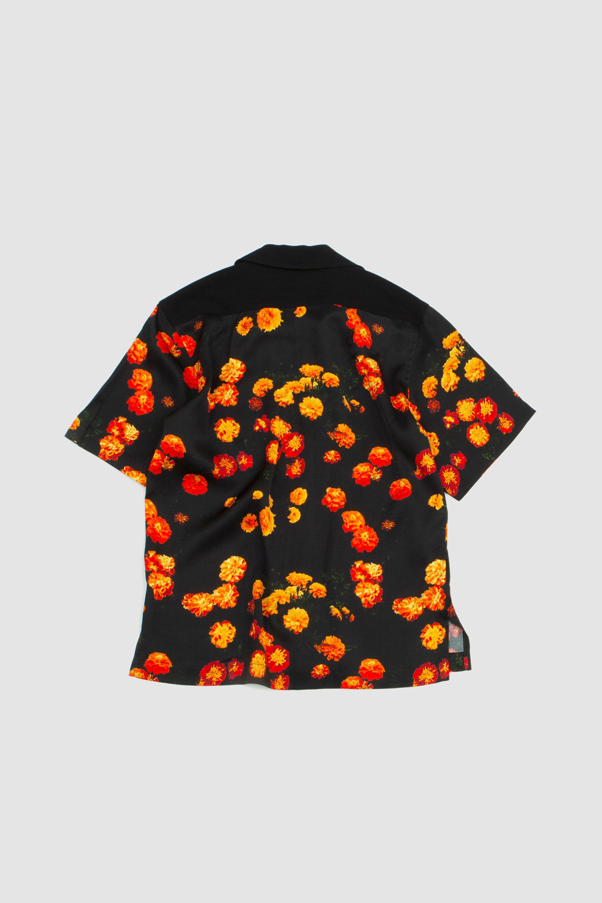 Highlife Bowling Shirt Marigold Flowers_4