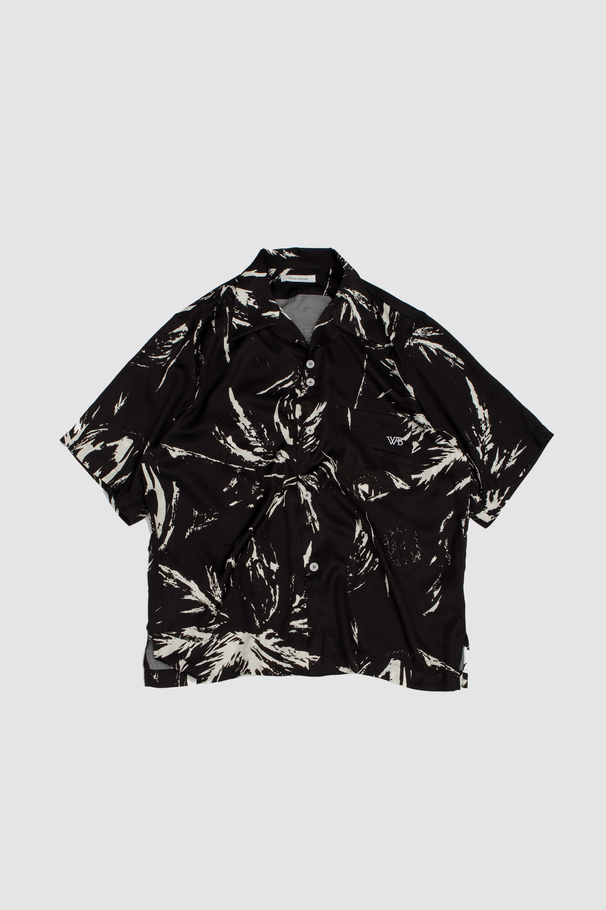 Highlife Bowling Shirt Mcnish Black/ White