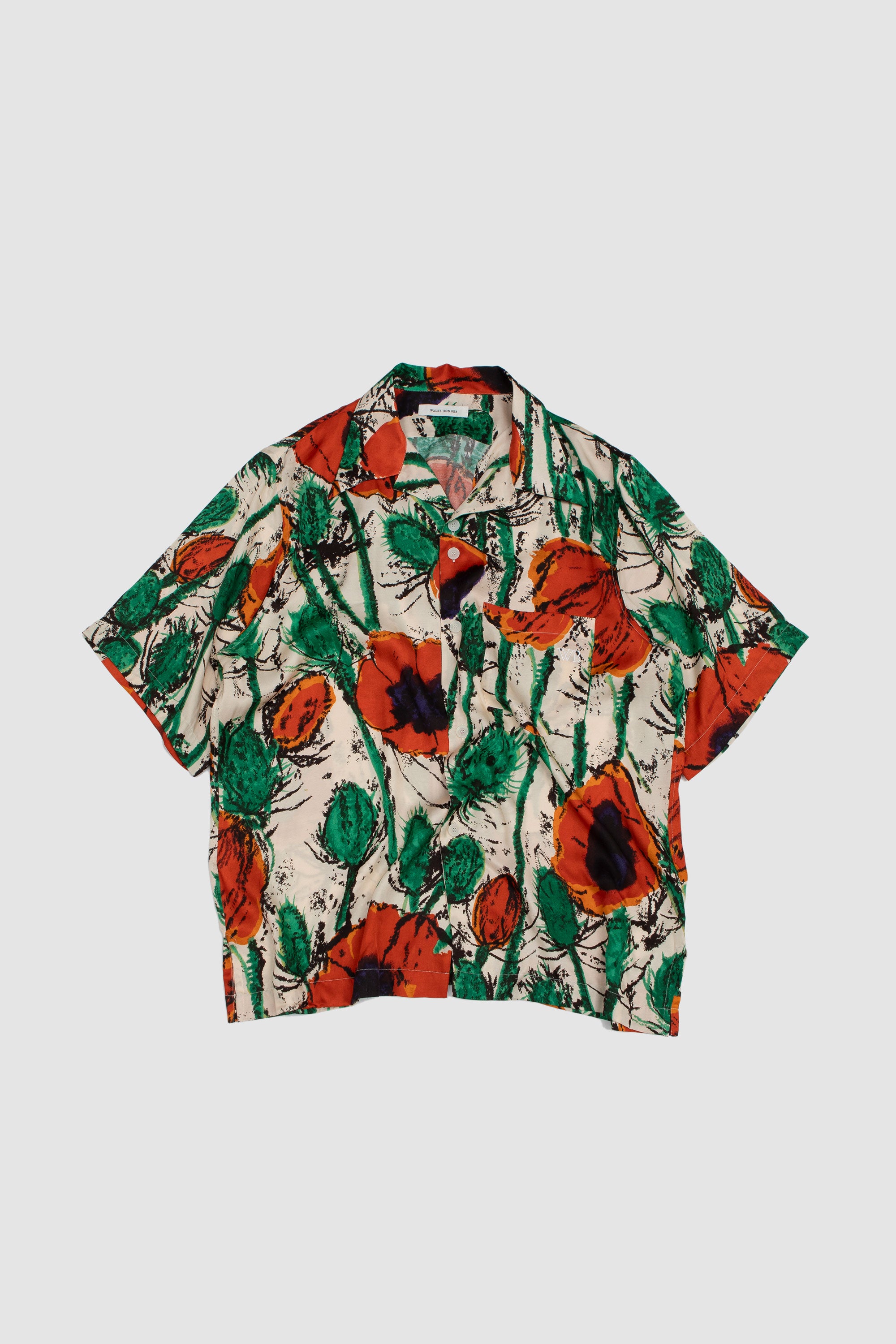 Highlife Bowling Shirt Mcnish Poppy Red