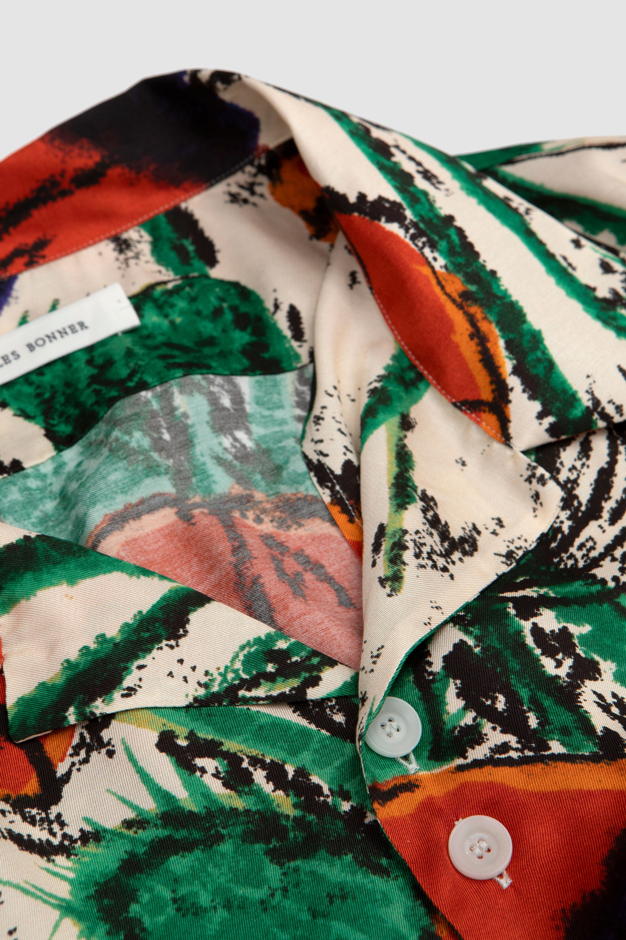 Highlife Bowling Shirt Mcnish Poppy Red