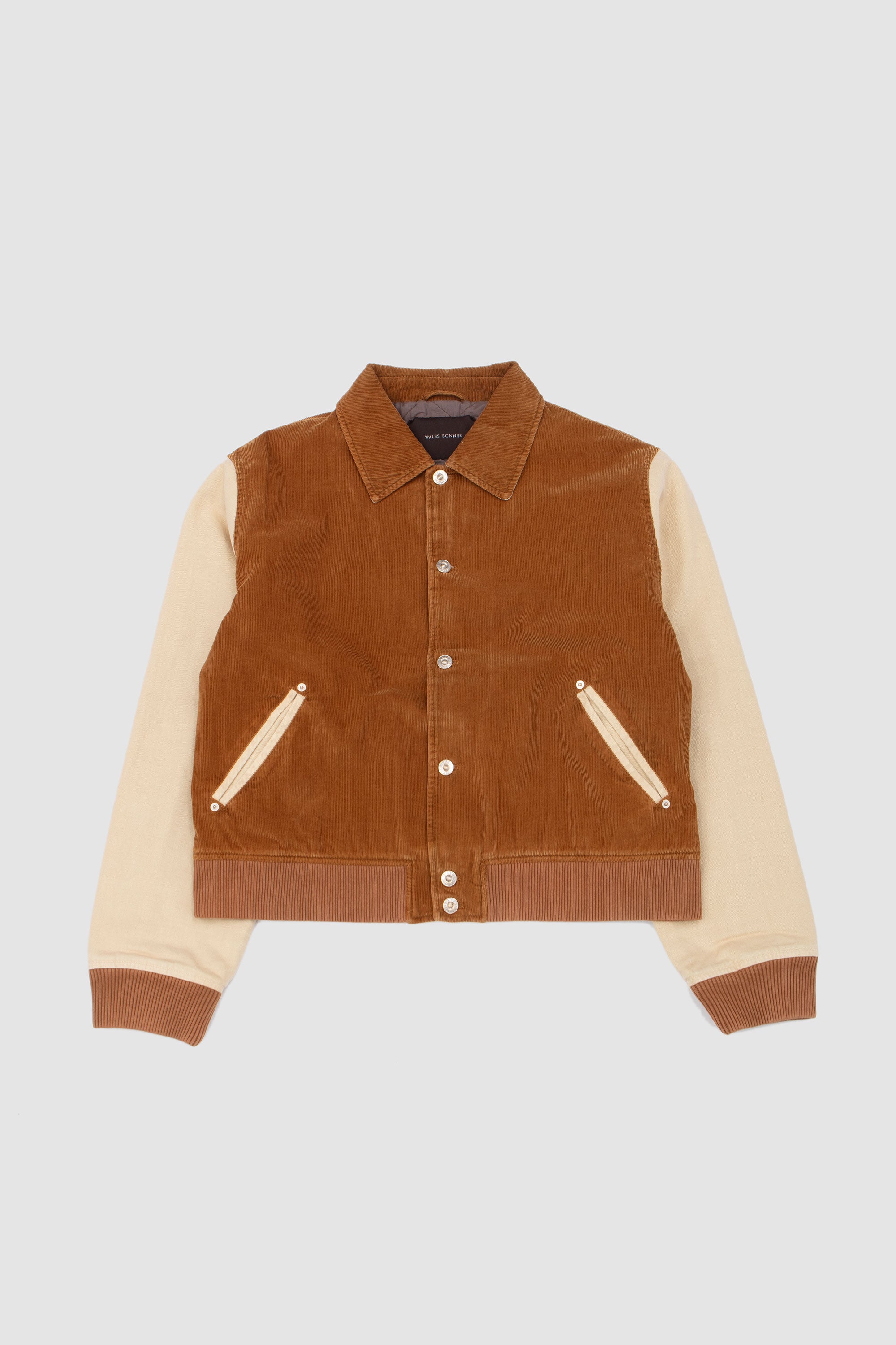 Homecoming Varsity Jacket Brown/ Sand_1
