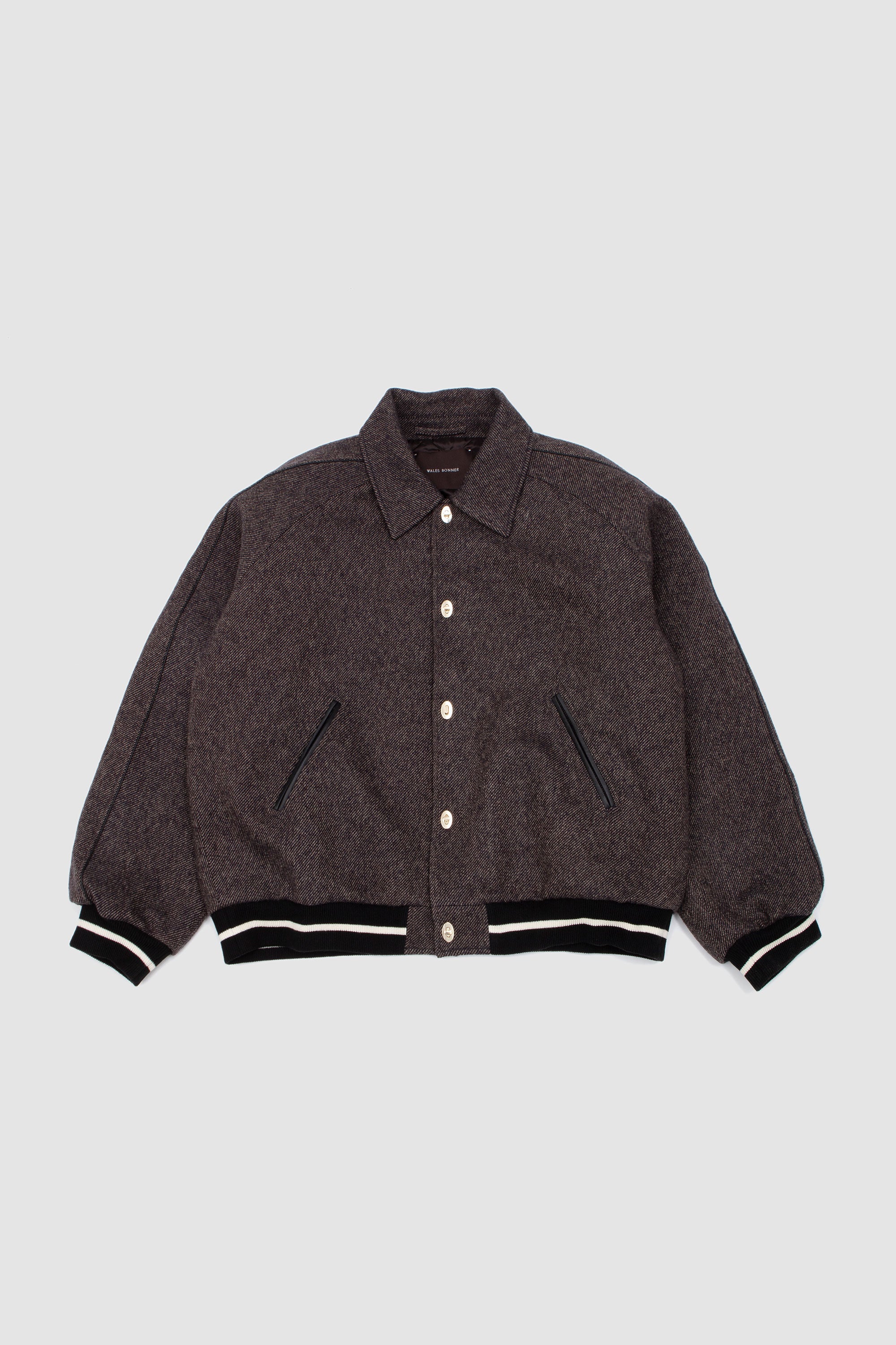 Homecoming Varsity Jacket Grey Melange_1