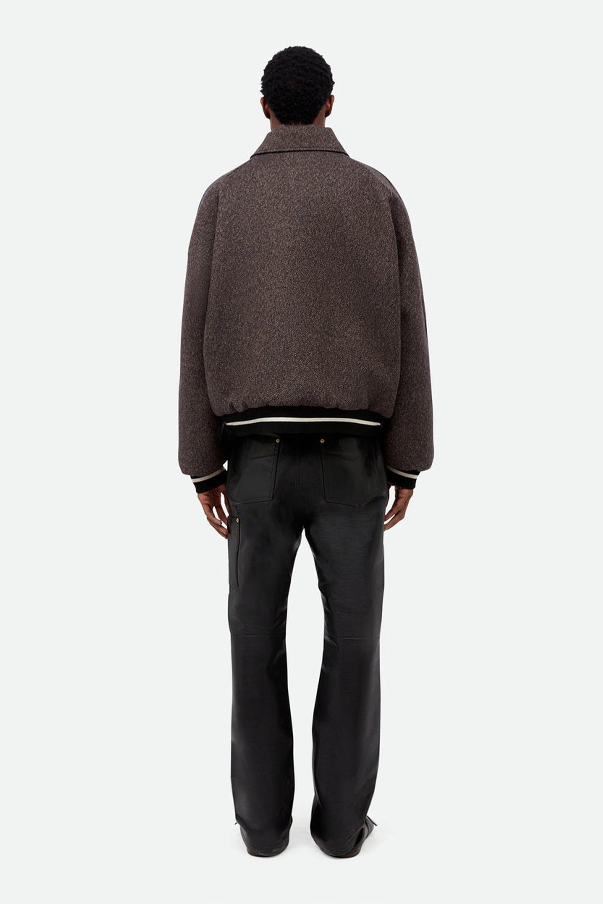 Homecoming Varsity Jacket Grey Melange