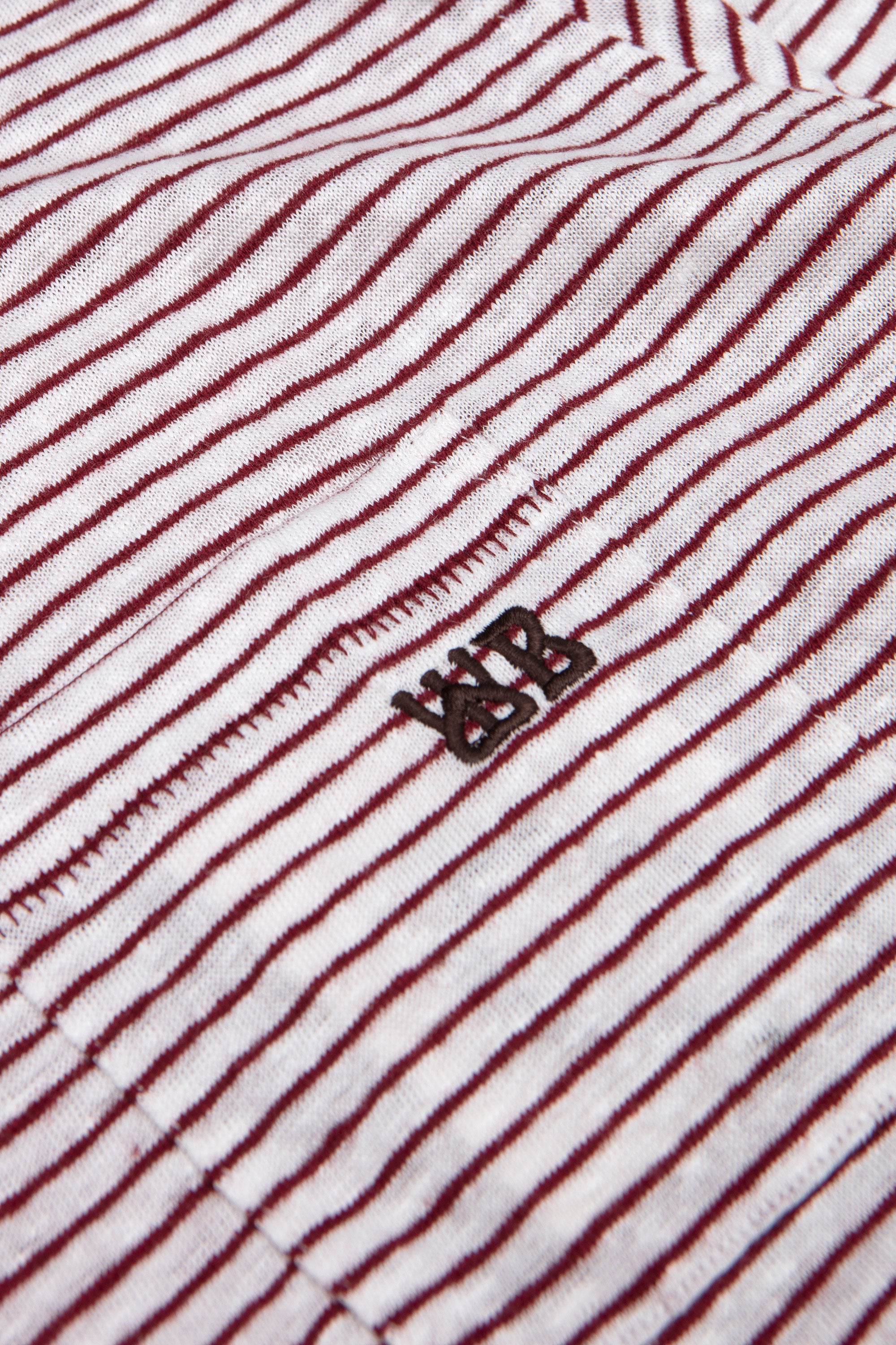 Hour T-Shirt Ivory/ Wine_3