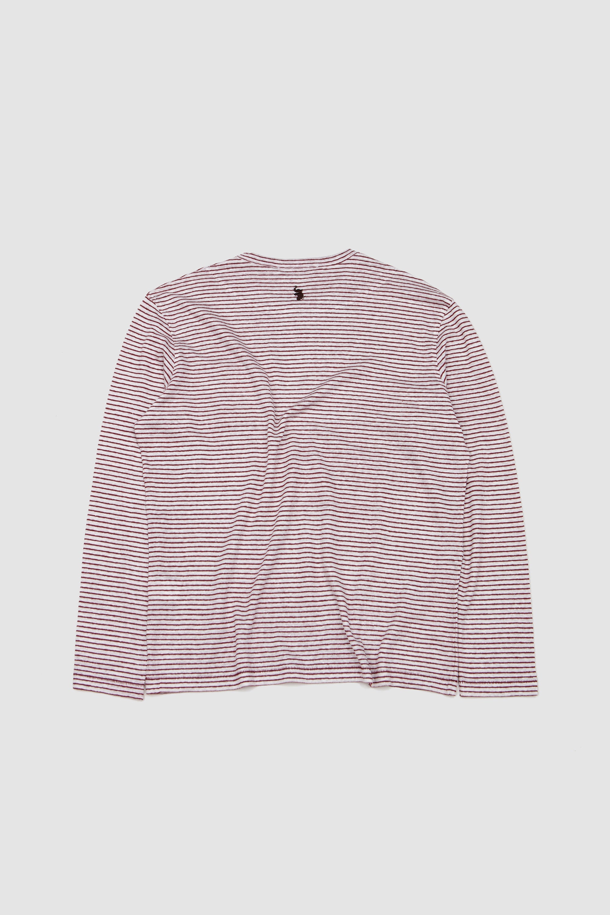 Hour T-Shirt Ivory/ Wine_4