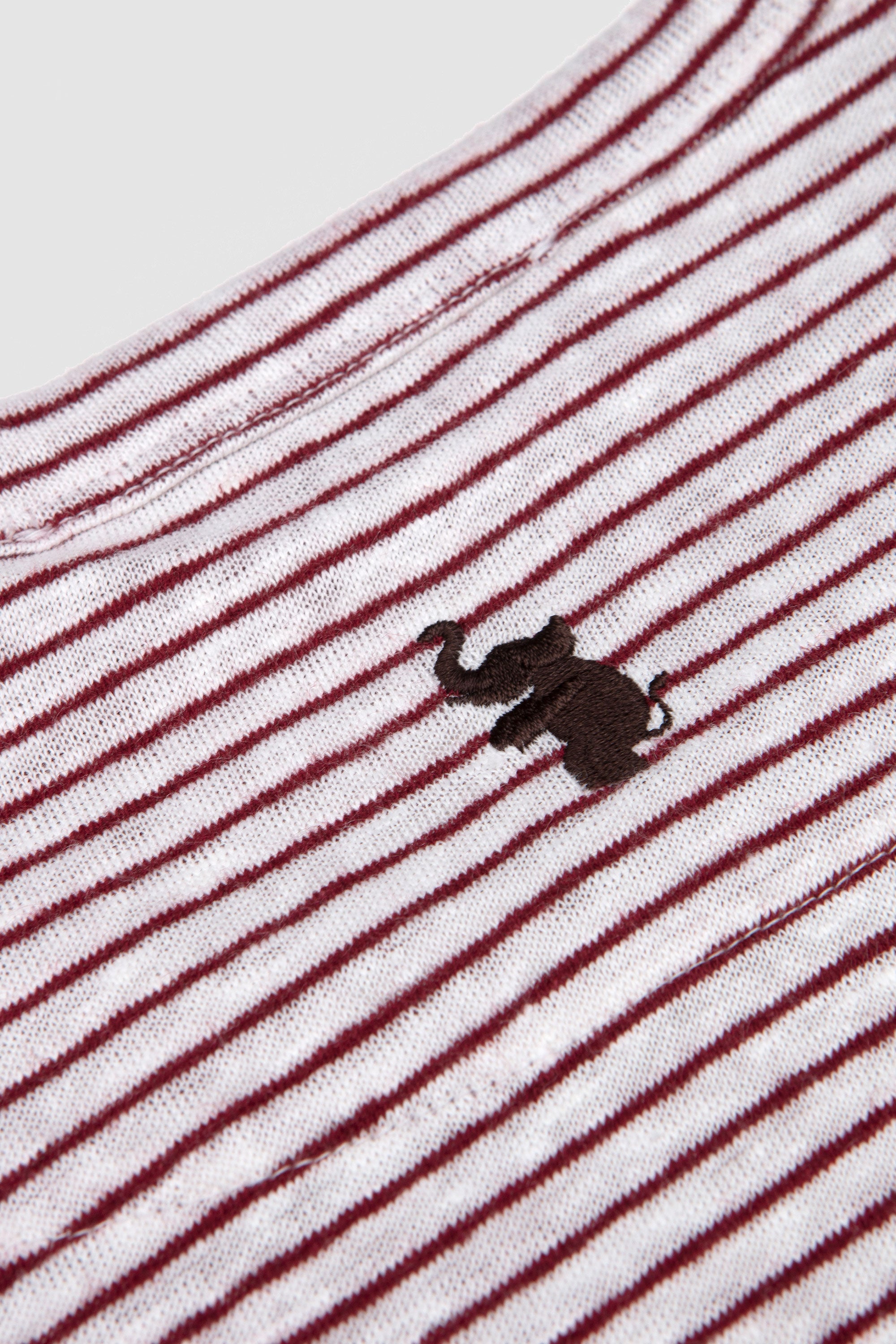 Hour T-Shirt Ivory/ Wine_5