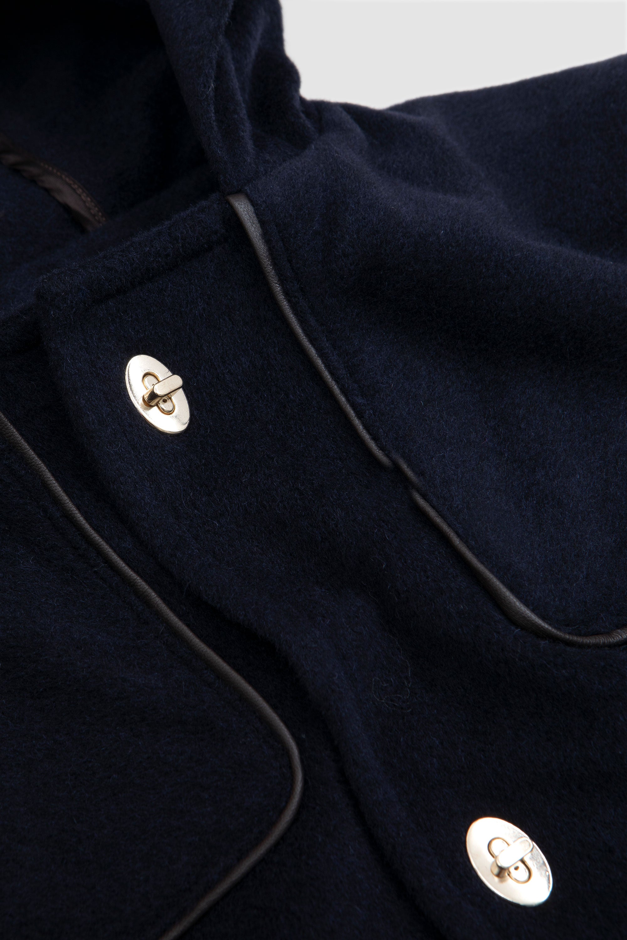 SPORTIVO [Library duffle coat heavy wool navy]
