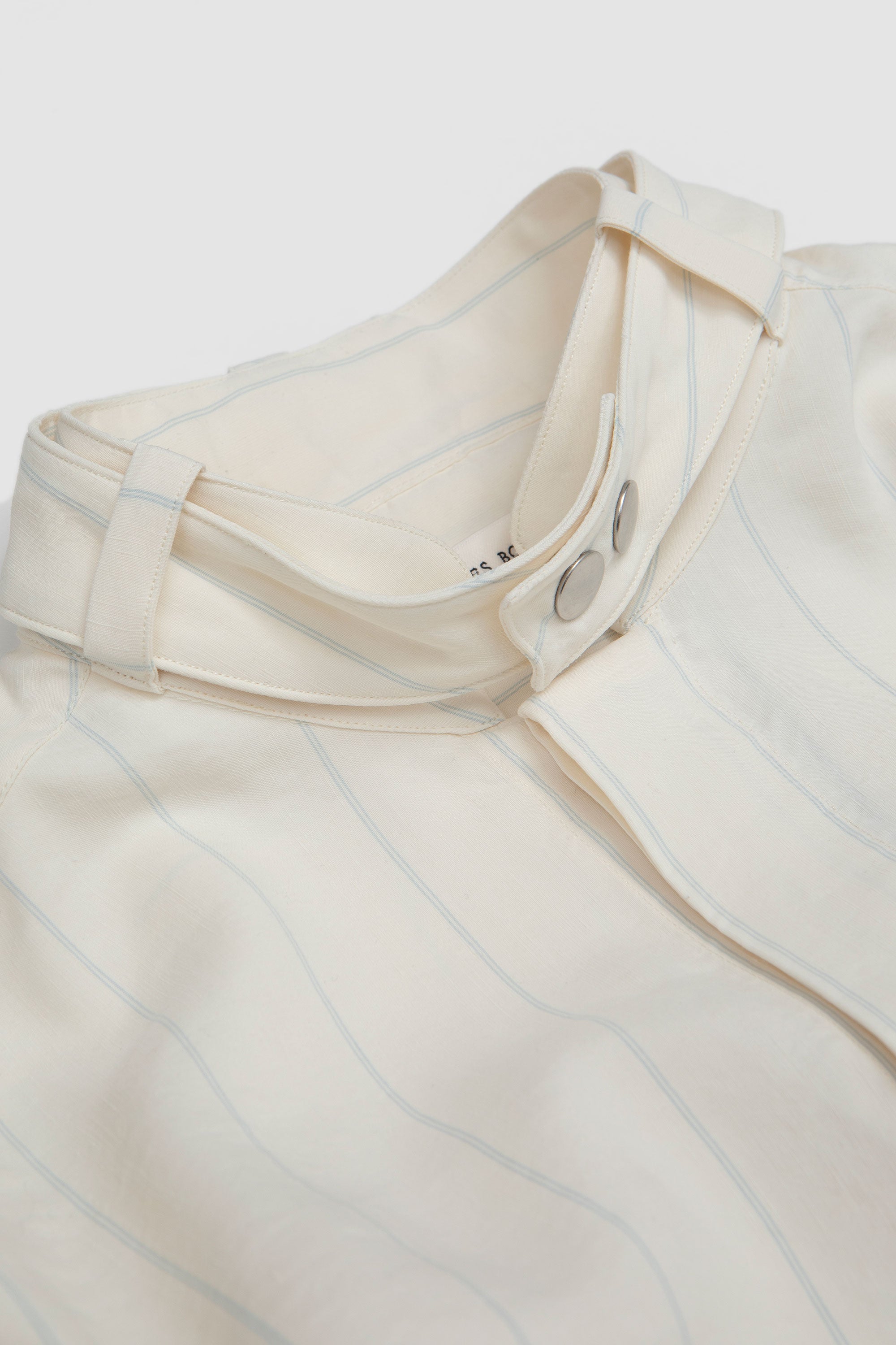 Portrait Shirt White/ Blue