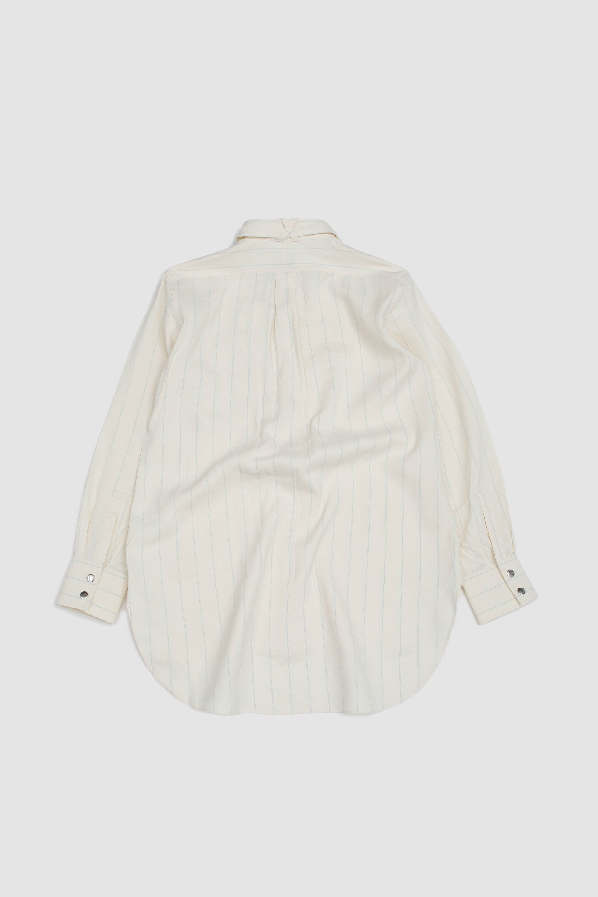 Portrait Shirt White/ Blue_4