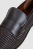 SPORTIVO STORE_Print Braid Loafers Dark Brown_5