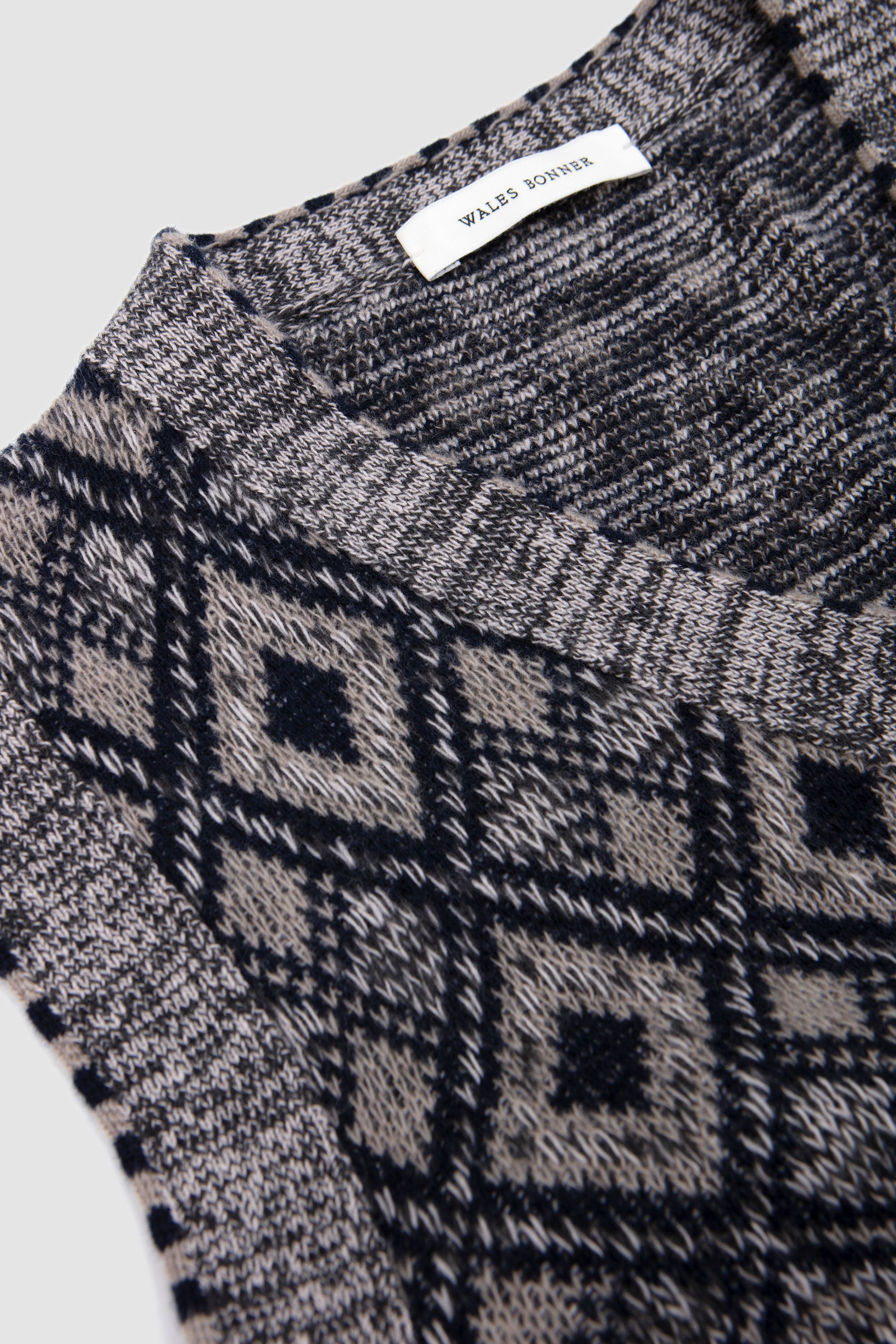 Sibling Knit Vest Grey/ Black/ Navy/ Ivory