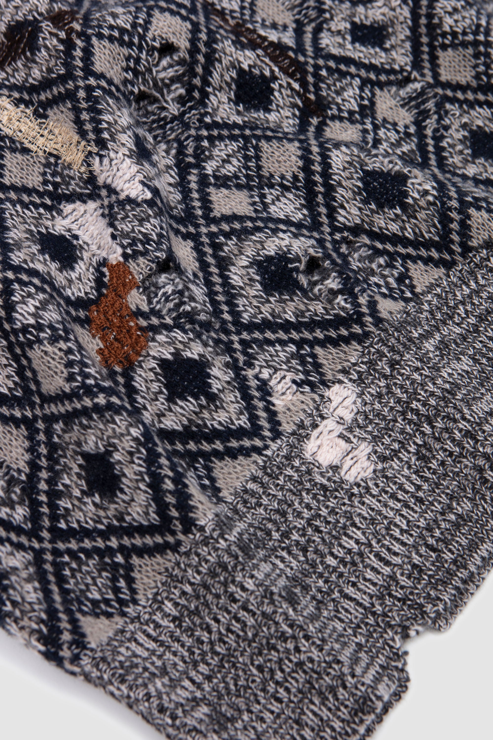 Sibling Knit Vest Grey/ Black/ Navy/ Ivory