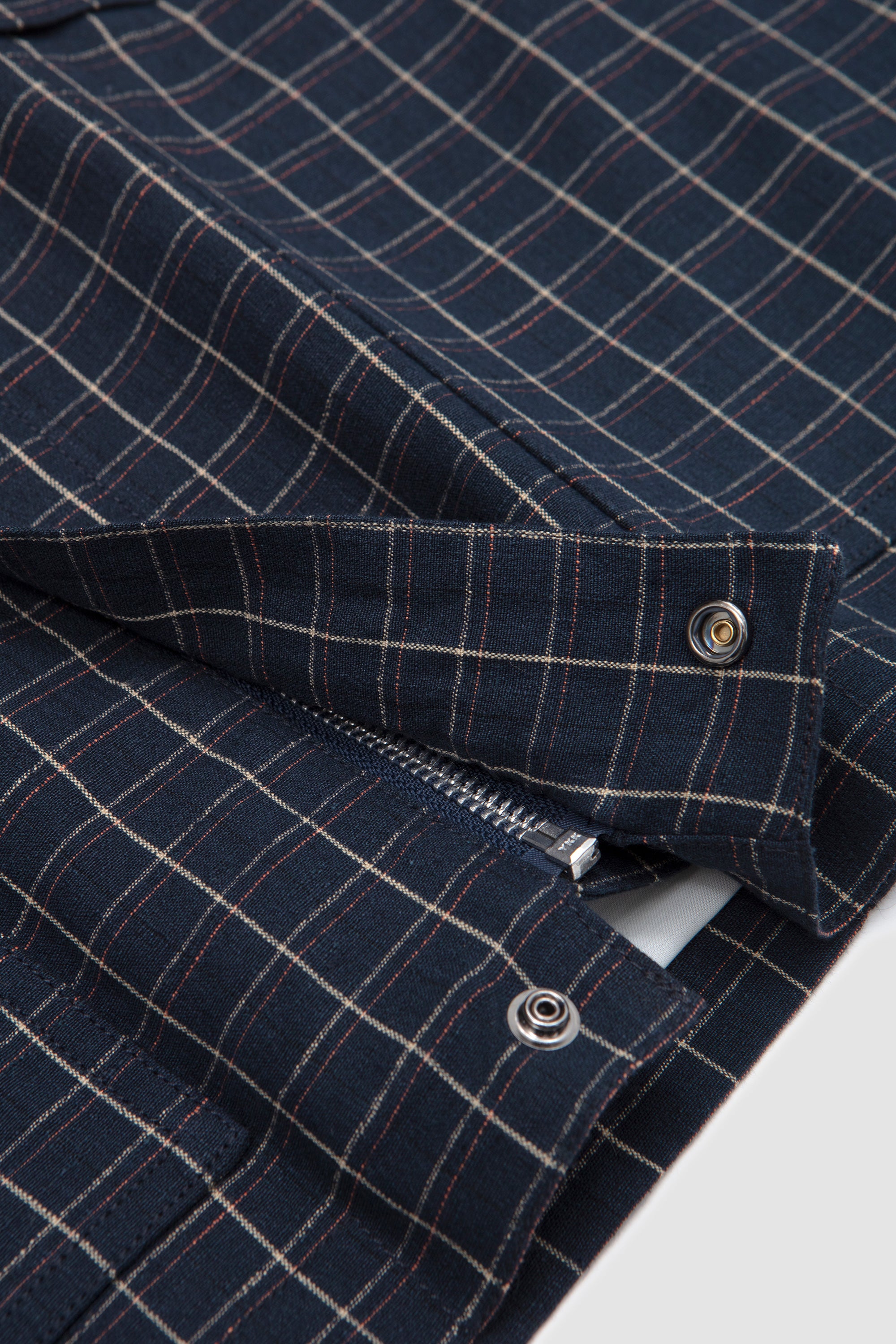 Vision Field Jacket Navy/ Ivory/ Rust_3