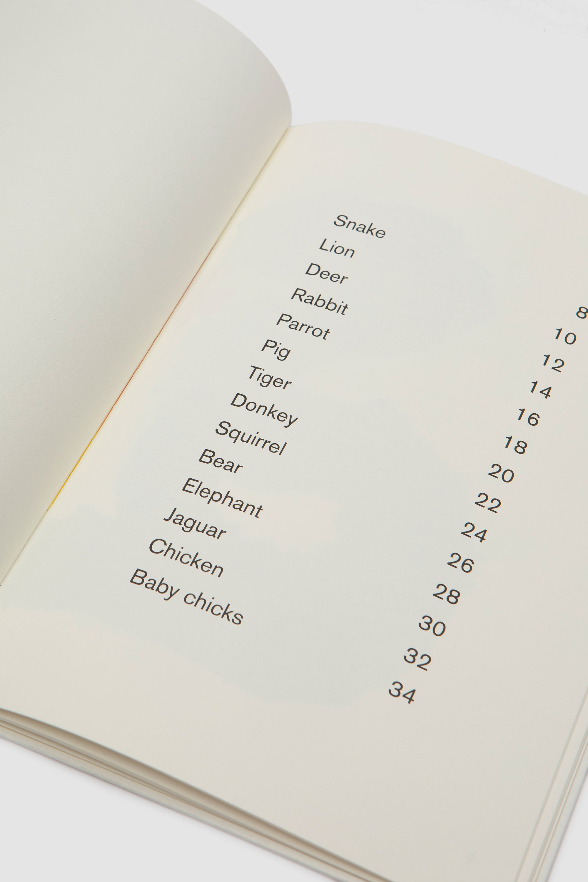 Wild Animals Print Book