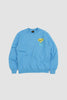SPORTIVO STORE_Dreamy Bubble Crew Neck Sweatshirt Gulf Blue