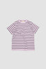 SPORTIVO STORE_Herve Striped Unisex T-Shirt Pink/Navy_2