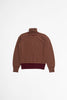 SPORTIVO STORE_Aaitor Trutleneck Striped Sweater Bordeaux/Cammello