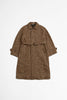 SPORTIVO STORE_Alpaca Herringbone Tweed Coat Brown