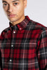 SPORTIVO STORE_Anton Brushed Flannel Check Burgundy_5