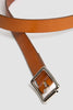 SPORTIVO STORE_Double Boucle Leather Belt Hazel_5