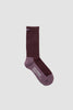 SPORTIVO STORE_Duo-Tone Stretch Cotton Sock Crimson