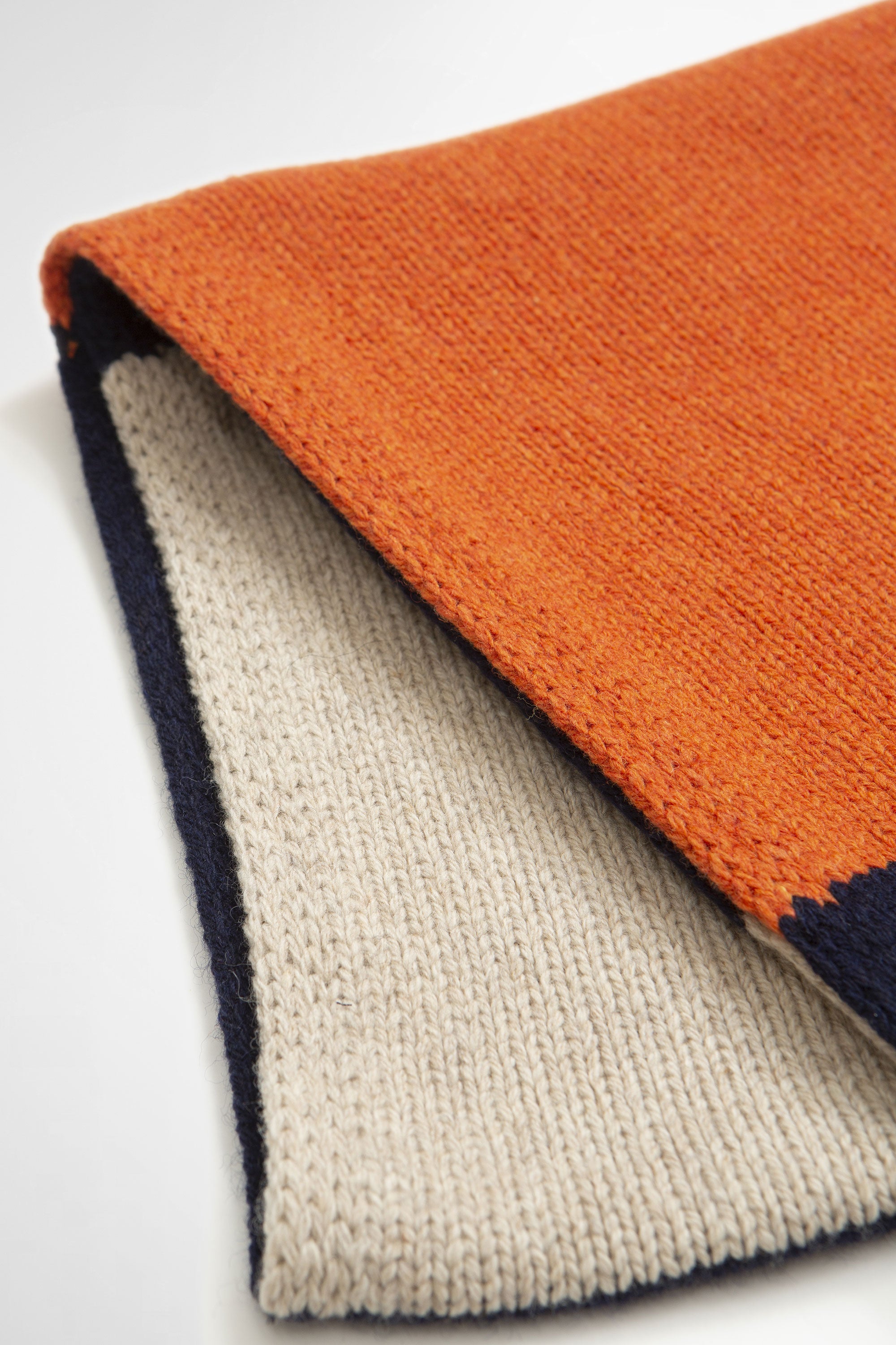 Eco Wool Stripe Scarf Mixed_4