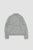 SPORTIVO STORE_Half Zip Sweatshirt Grey Melange_2
