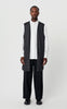 SPORTIVO STORE_Related open vest dark check_2