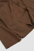 SPORTIVO STORE_Org. Fine Poplin Bakers Overshirt Brown_4