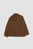 SPORTIVO STORE_Org. Fine Poplin Bakers Overshirt Brown_5