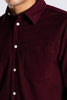 SPORTIVO STORE_Osvald Corduroy Shirt Burdungy_3