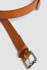 SPORTIVO STORE_Simple Boucle Leather Belt Hazel_5