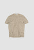 SPORTIVO STORE_SS Linen Crew Neck Beige Melange_2