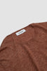 SPORTIVO STORE_SS Linen Crew Neck Carmine Melange_3