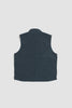 SPORTIVO STORE_Stand Collar Outer Vest Blue Green_5