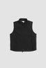 SPORTIVO STORE_Stand Collar Outer Vest Ink Black_2