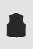 SPORTIVO STORE_Stand Collar Outer Vest Ink Black_5