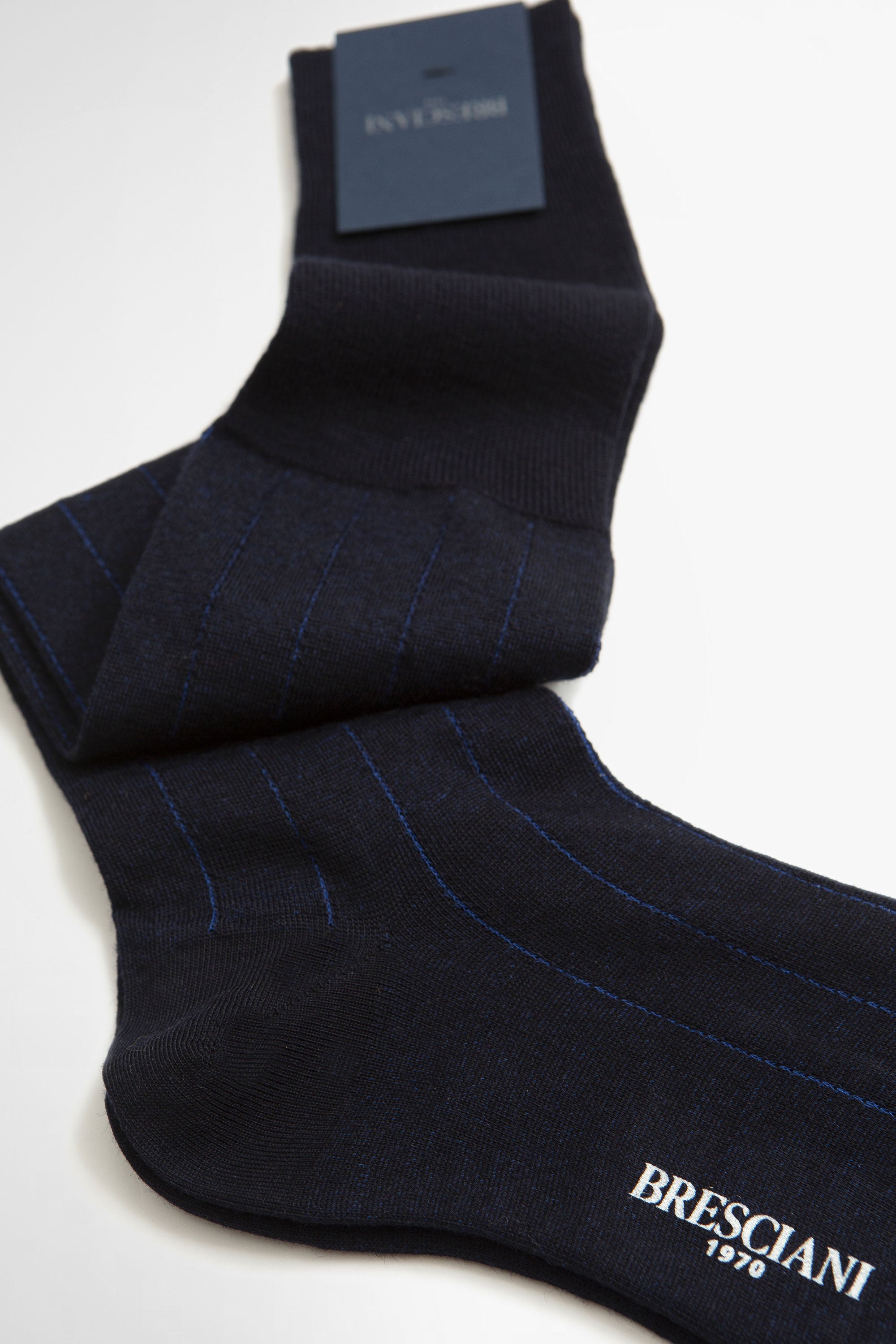Wool Blend Long Socks Blue/Royal_2