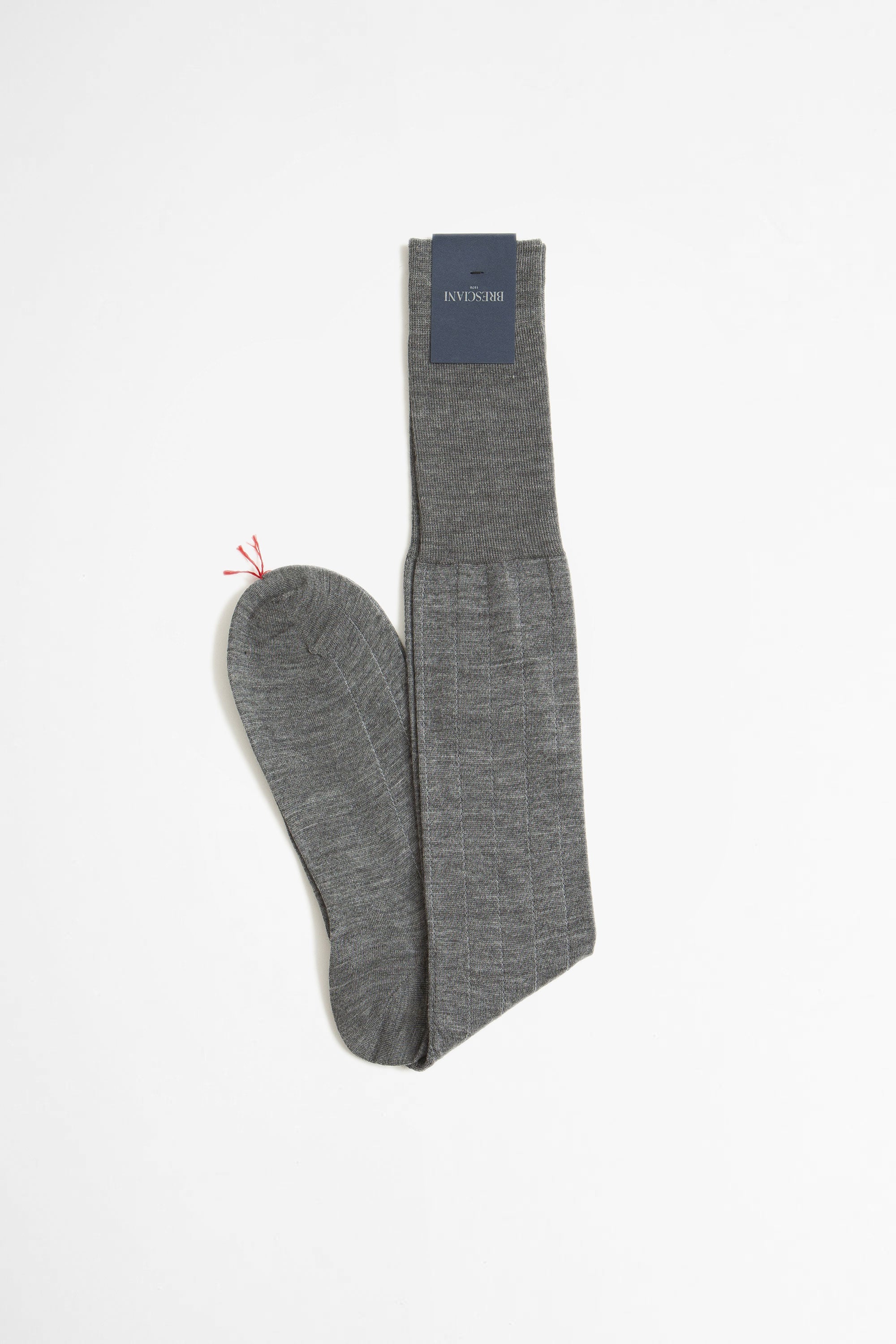 Wool Blend Long Socks Medio/Bianco_3