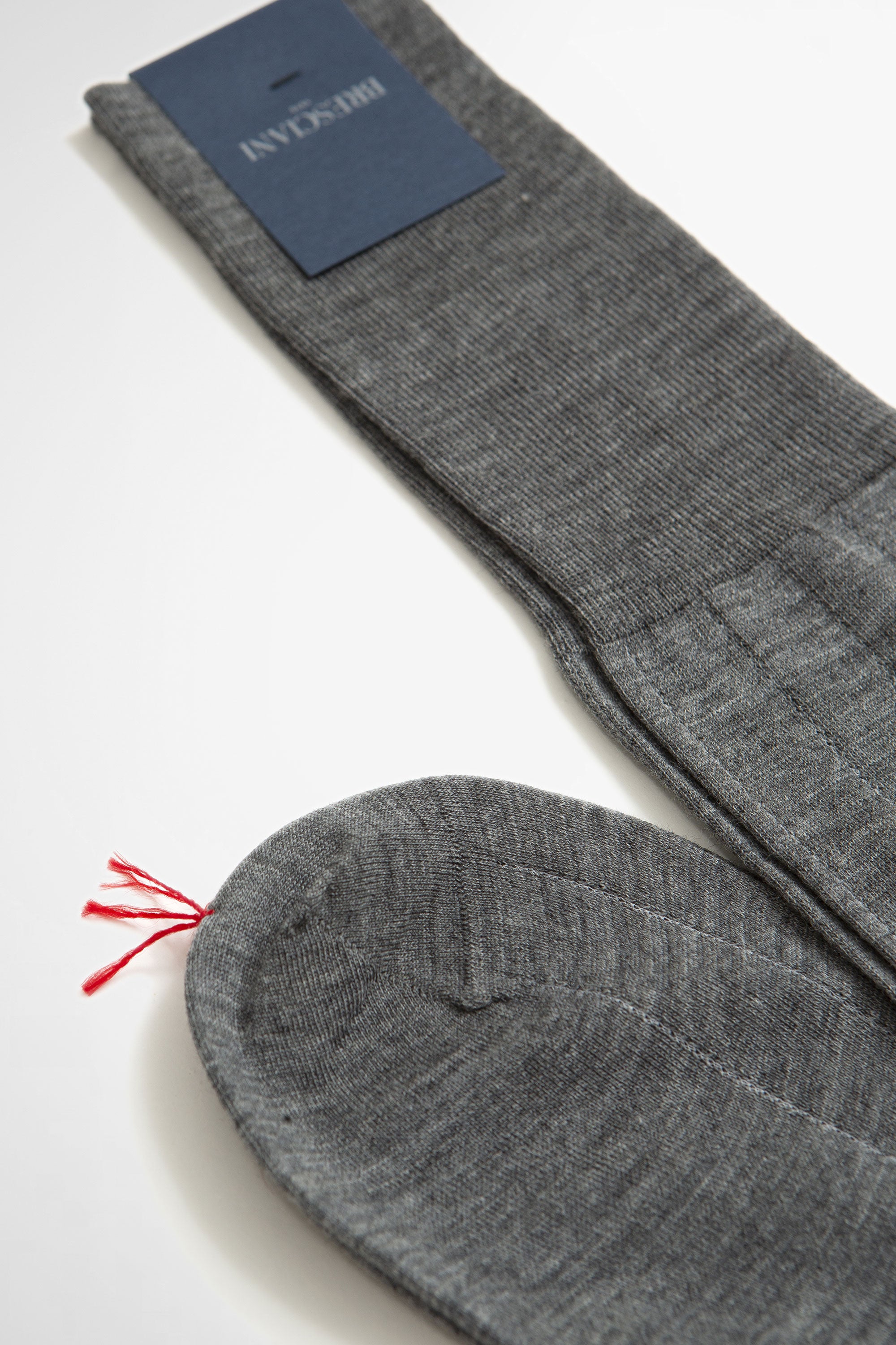 Wool Blend Long Socks Medio/Bianco_2