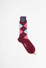 SPORTIVO STORE_Wool Blend Short Socks Nebbiolo/Multicolor